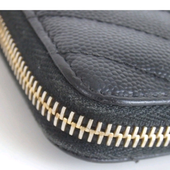 Authentic Saint Laurent Cassandra long wallet leather - Picture 9 of 16